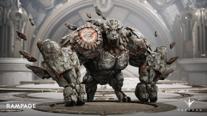 Rampage Obsidian skin