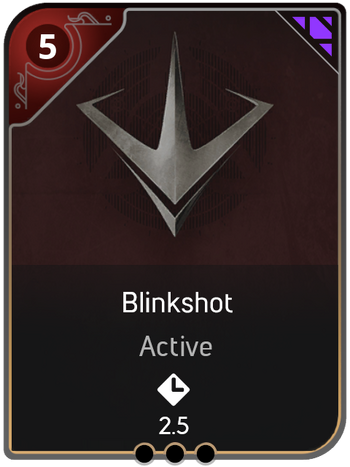 Blinkshot card