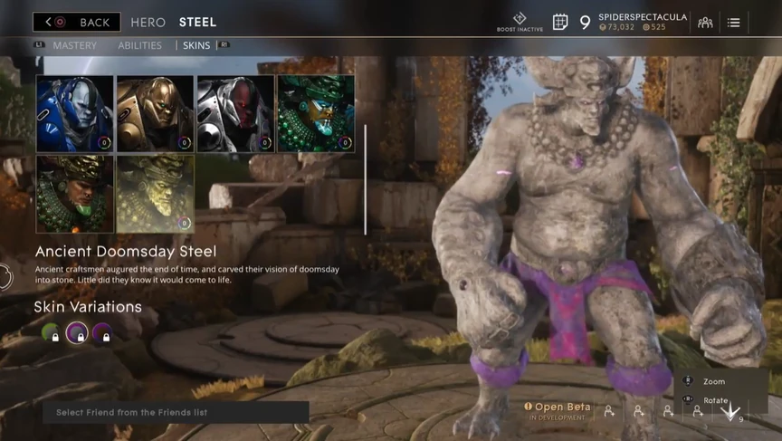 Steel Fossil Ancient Doomsday skin