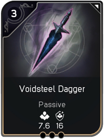 Voidsteel Dagger card