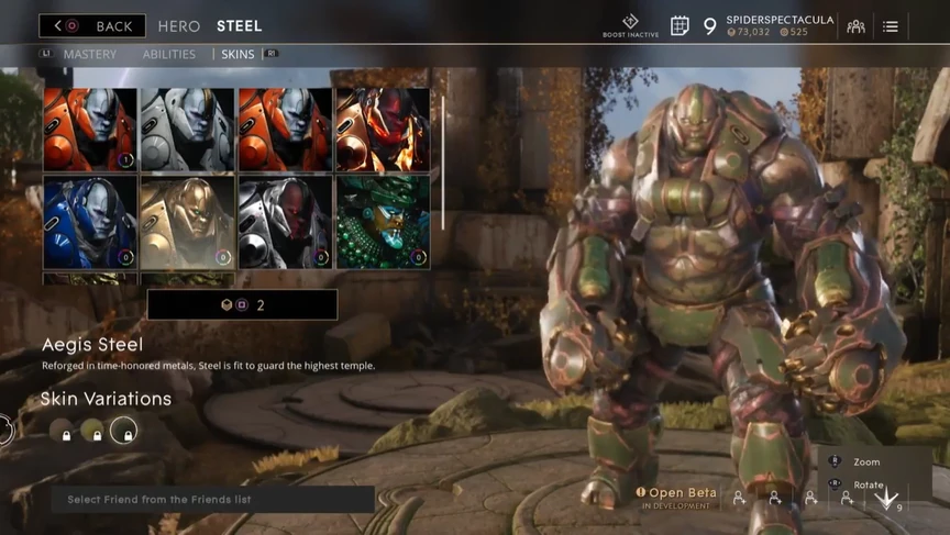 Steel Military Aegis skin
