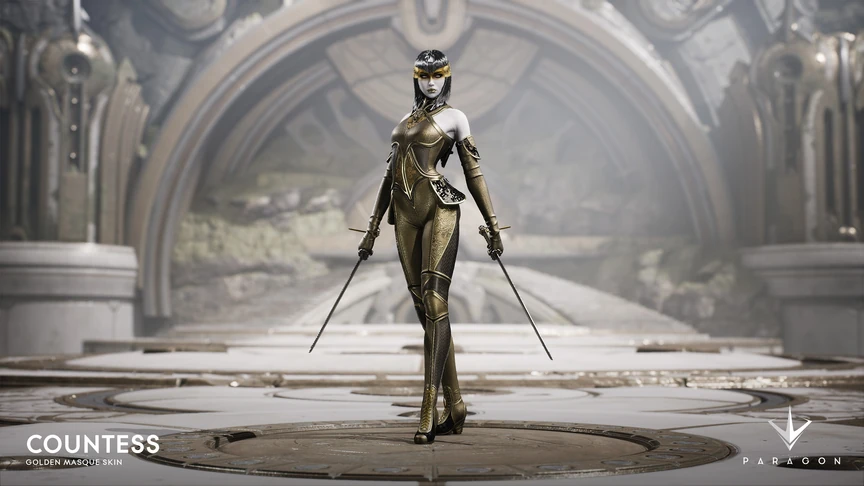 Countess Golden Masque skin