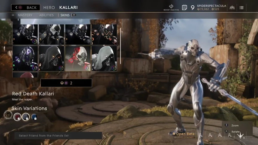 Kallari Chrome Death skin