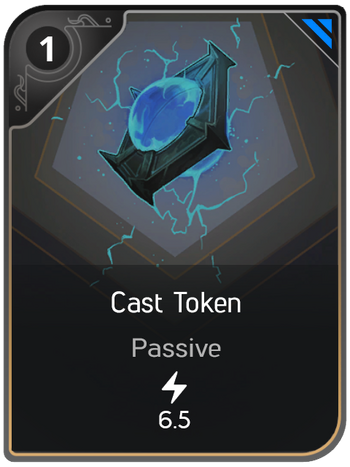 Cast Token card