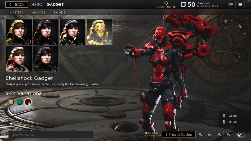 Gadget Ruby Shellshock skin