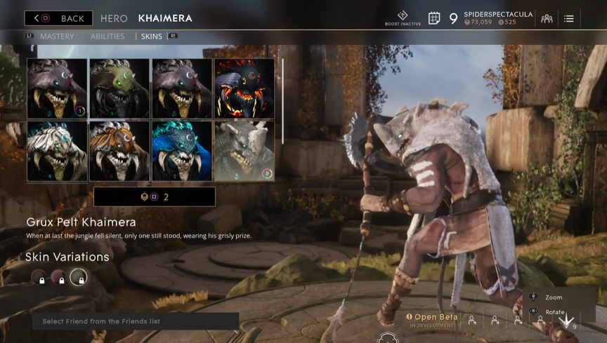 Khaimera Fossil Grux Pelt skin.png