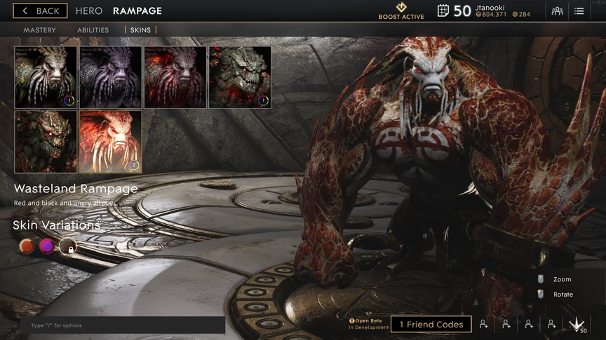 Rampage Desert Wasteland skin