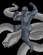 Coil riding a snake.jpg (386 KB) Illustration by glowspider on Tumblr