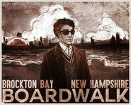 Boardwalk Postcard by Lonsheep