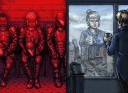 Emily Piggot as PRT agent and director by Joe Duncan, commissioned by Doctor_Mod on Reddit.