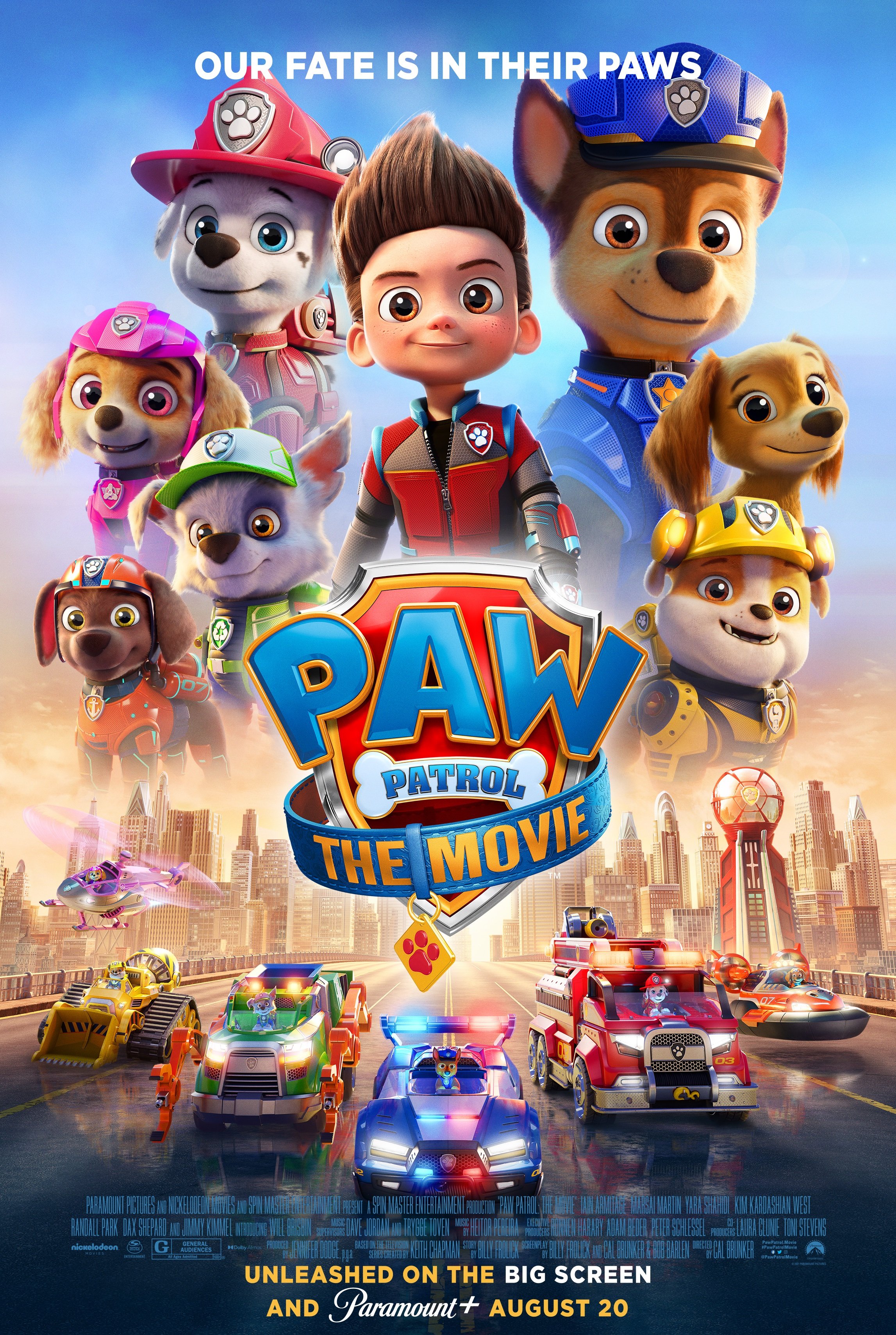 UNO Junior Paw Patrol: The Mighty Movie Kids Card Game for Family Night