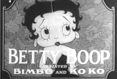 Betty Boop Bimbo And Pudgy Kiss-Cut Sticker Sheet - WHITE