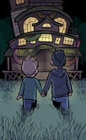 Isabel and Ed walking towards the dojo. (Chapter 4, Page 149)