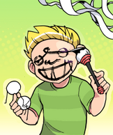 Ed after temporarily losing their face. (Chapter 3, Page 50)