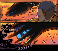 Scrapdragon and Max notice each other for the first time. (Chapter 2, Page 20)