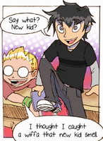 Cody's first appearance. (Chapter 1, Page 33)
