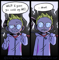 Ed after defeating Gorf. (Chapter 2, Page 25)