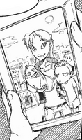 A photograph of Mrs. Puckett with her children. (Chapter 1, Page 7)