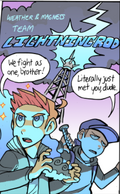 The imagined team-up of Isaac and Max for the Ghost Train mission. (Chapter 4, Page 72)