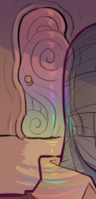 The door leading to Gwen's dream. (Chapter 7, Page 14)