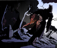 The first appearance of Forge in the comic. (Chapter 4, Page 1)