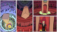 Mr. Spender exiting the elevator. (Chapter 4, Page 13)