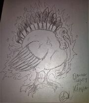 Fiery turkey