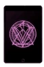 Tablet marcado com símbolo ocultista
