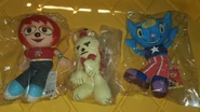 The Um Jammer Lammy 1999 plush set. Contains Lammy, Katy Kat, & Ma-san.