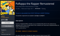 PaRappa The Rapper Remastered PlayStation 4 [ENGLISH VERSION], PaRappa The  Rapper Remastered PlayStation 4 [ENGLISH VERSION] After 20 years since his  Debut, PaRappa the Rapper returns to PlayStation! Relive the, By  VideoGamesNewYork