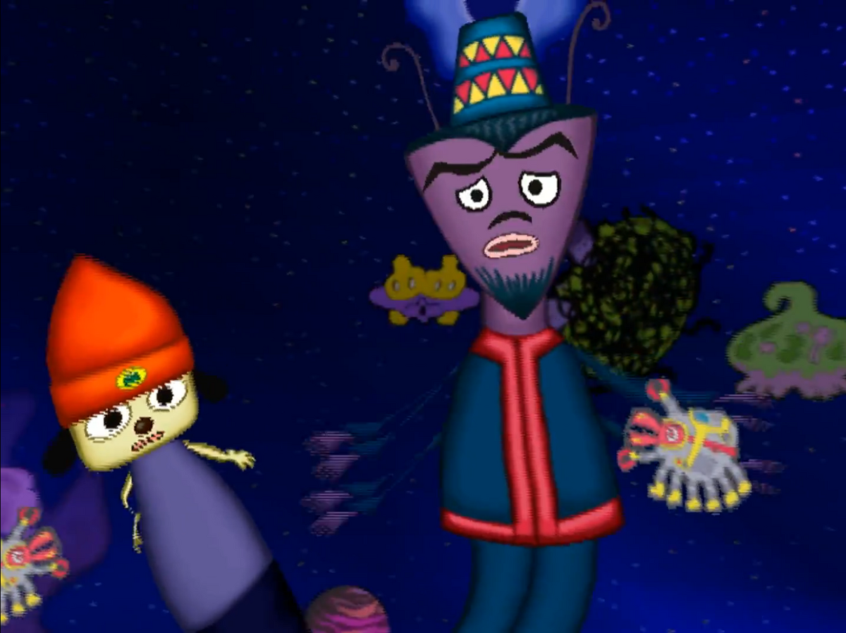 PaRappa the Rapper 3: Rapper's Journey  You take over the channel then, if  you're so smart