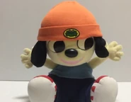 A Dancing PaRappa Plush. Plays the intro music from PaRappa the Rapper 1.