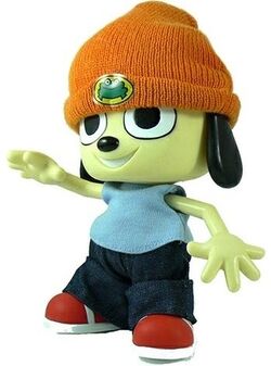 Parappa The Rapper Parappa Collectible Doll Figure Medicom Toy JAPAN GAME  ANIME