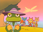 Prince Fleaswallow in the PaRappa The Rapper (anime).