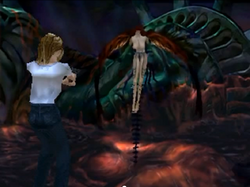 Parasite Eve 1 (PS1) Gameplay Part 20 - Statue of Liberty Fight 