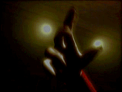 Melissa mutating into Eve.