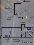 Fourth floor map.