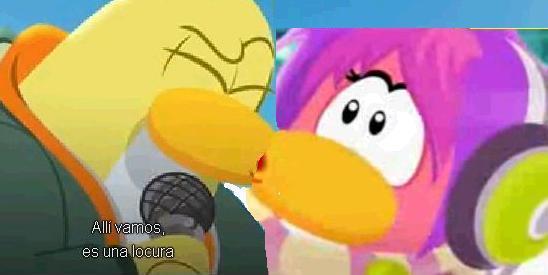 club penguin cadence and franky kissing