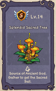 Splendid sacred tree