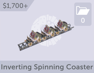 Inverting Spinning Coaster Parkitect Wiki