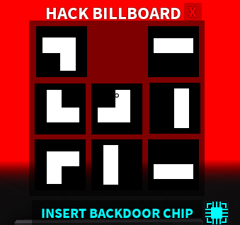 Hackable Billboards Roblox Parkour Wiki Fandom - roblox game picker wheel