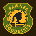 Parks and Recreation TV Show Pawnee Goddesses Club Lapel Pin Free Ship in USA 