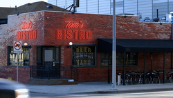 Tom's Bistro outside