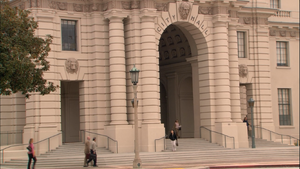 The front of Pawnee City Hall