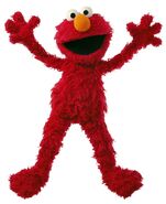 Elmo as Kermit the Frog