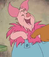 Piglet laughing