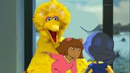 Tommy, DW and Big Bird appearing in the hospital