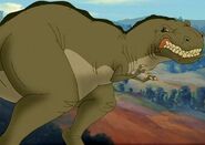 and Metallic Khaki Sharptooth as V-Rexes