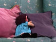 Molly (The Big Comfy Couch) sleeping