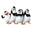 Skipper as BJ (with Private, Kowalski and Rico as Extras)